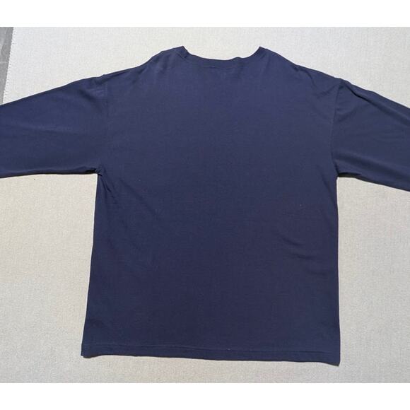 Vintage 1995 Warner Bros Studio Store Looney Tunes Long Sleeve Shirt L Navy - Picture 2 of 7